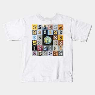 Nick's Type Art: S Kids T-Shirt